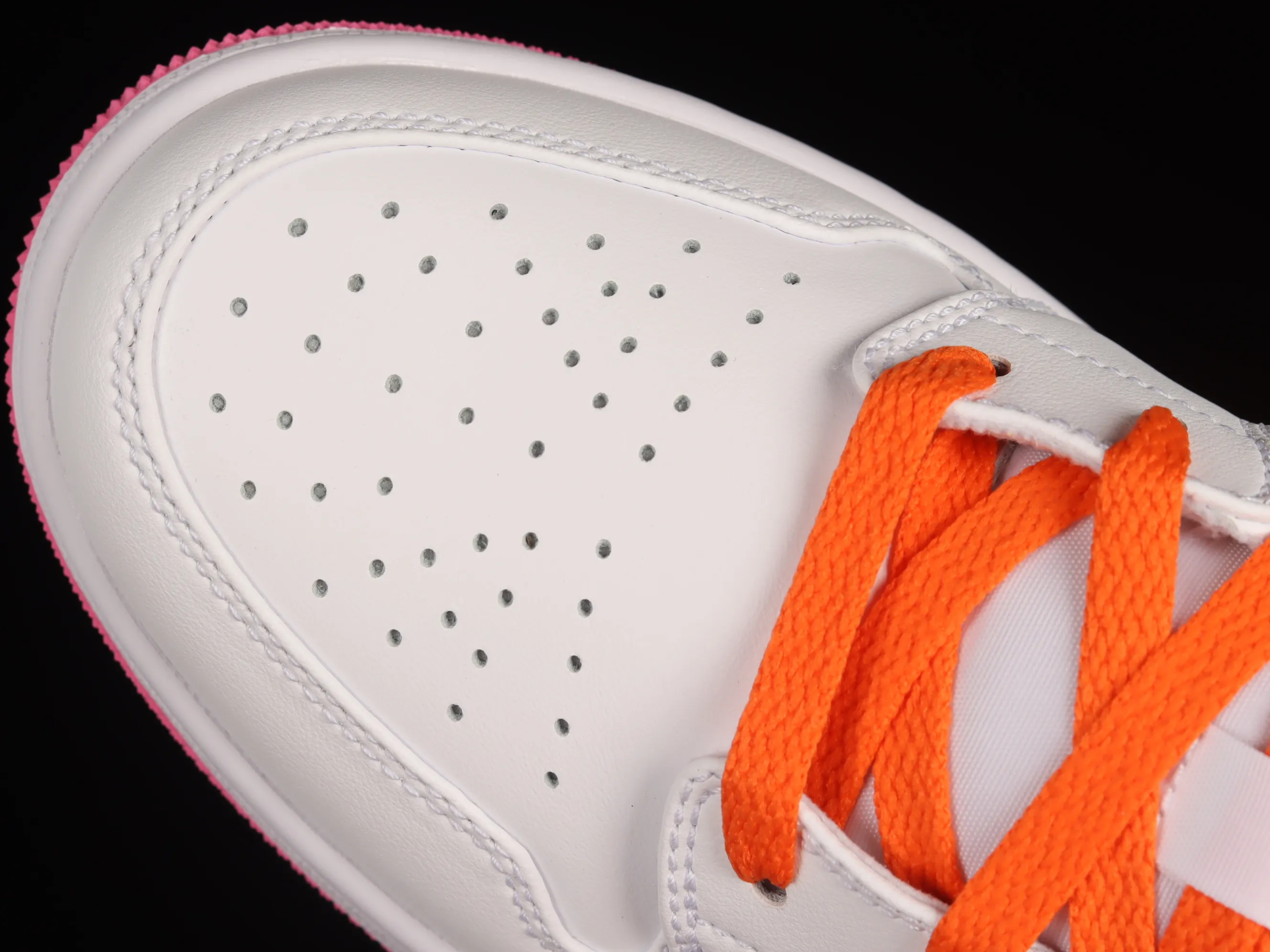 All categories Air Jordan Jordan series basketball shoes Air Jordan 1 Low Air Jordan 1 Low AJ1 Joe 1 white and pink low-top basketball shoes DR9498-168